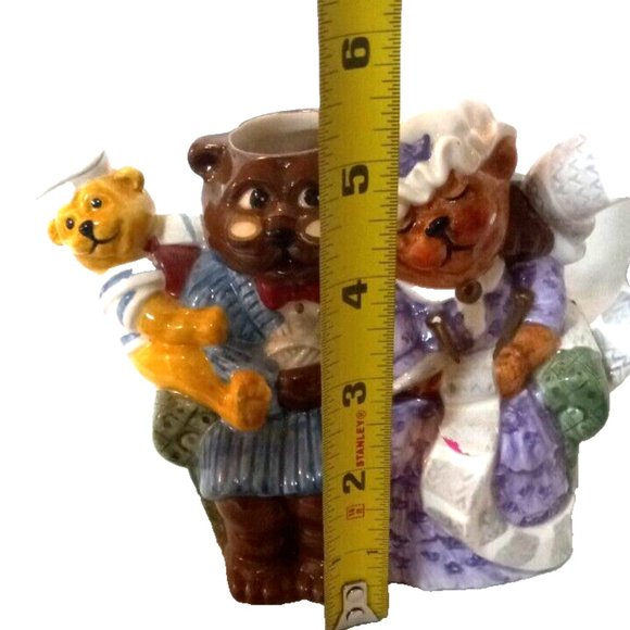 Dept 56 Storybook Village Collection GOLDILOCKS AND THE THREE BEARS Tea Pot - Picture 4 of 4